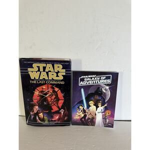 2 Star Wars books: Trilogy: The Last Command vol 3 by Zahn + galaxy of adventure